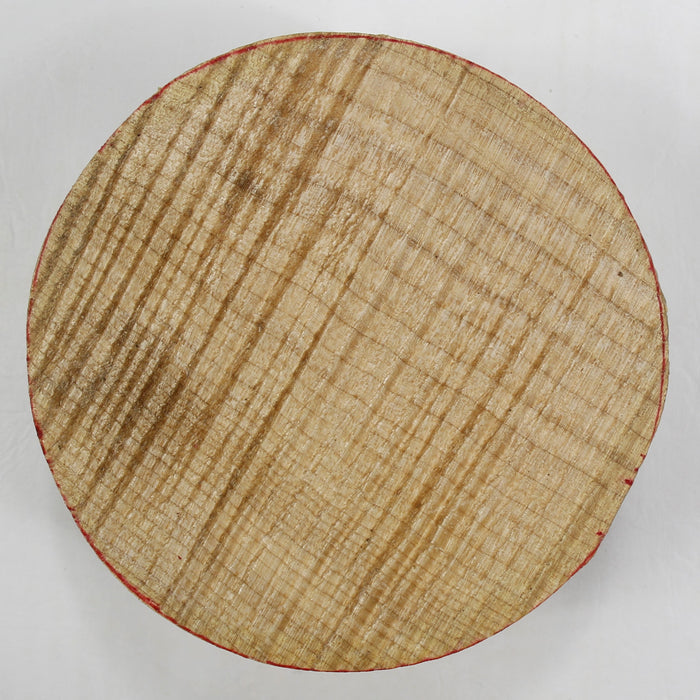 Maple Flame Round 5.9" x 2.9" Thick - Stock #40335