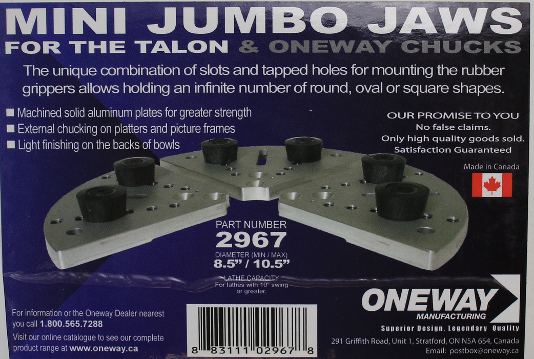 Oneway Mini Jumbo Jaws for Talon & Oneway Chucks