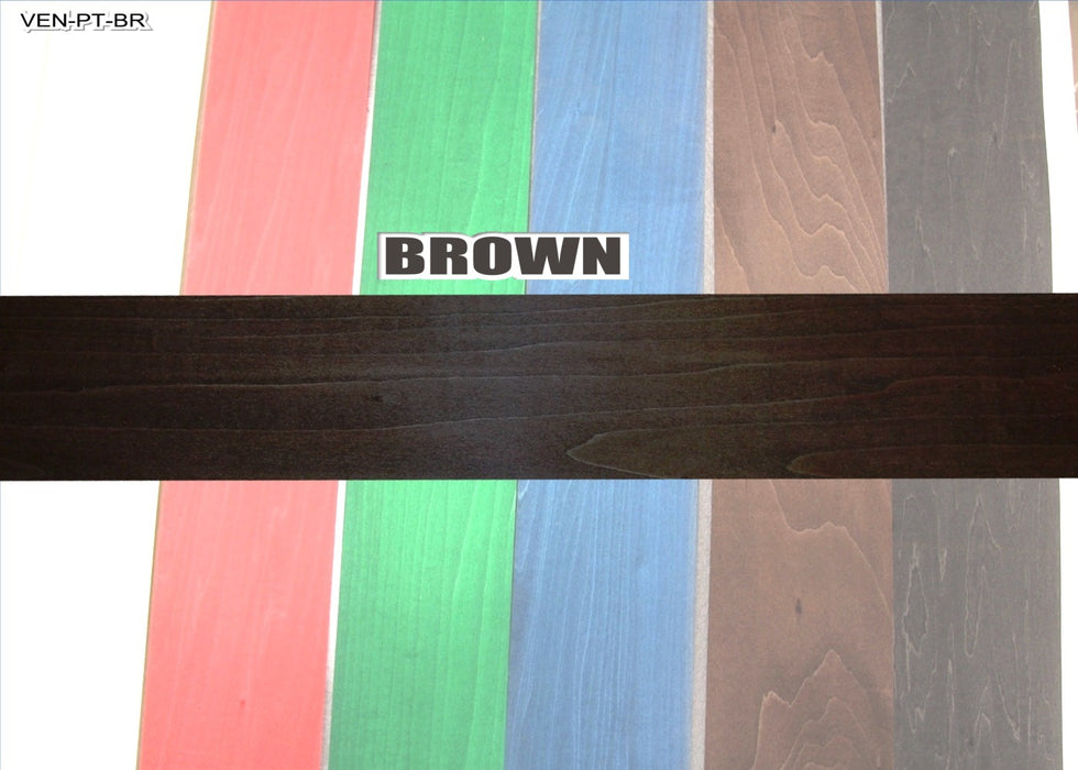 Pressure Dyed Veneer, 0.5 x 100 x 850mm - Dark Brown