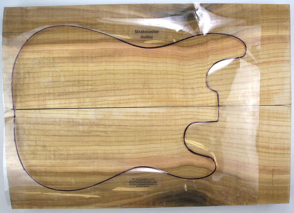 Magnolia Body Blank, 2 Piece, Unglued, 1.8" thick - Stock #40395
