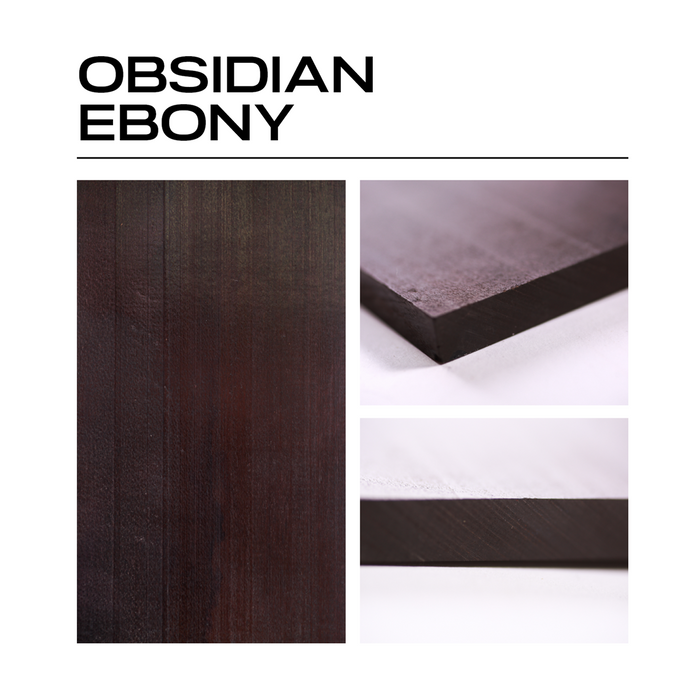 Obsidian Ebony (Ebony Alternative) Bridge Blank