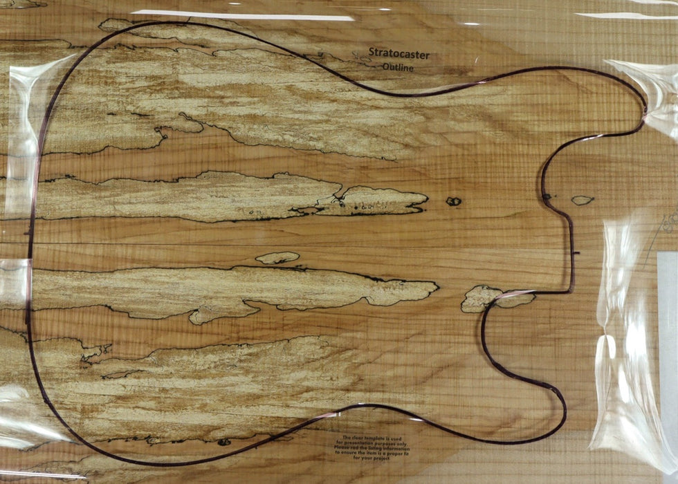 Spalted Maple Flame Guitar set, 0.28" thick (+3A FIGURED) - Stock# 2-8905