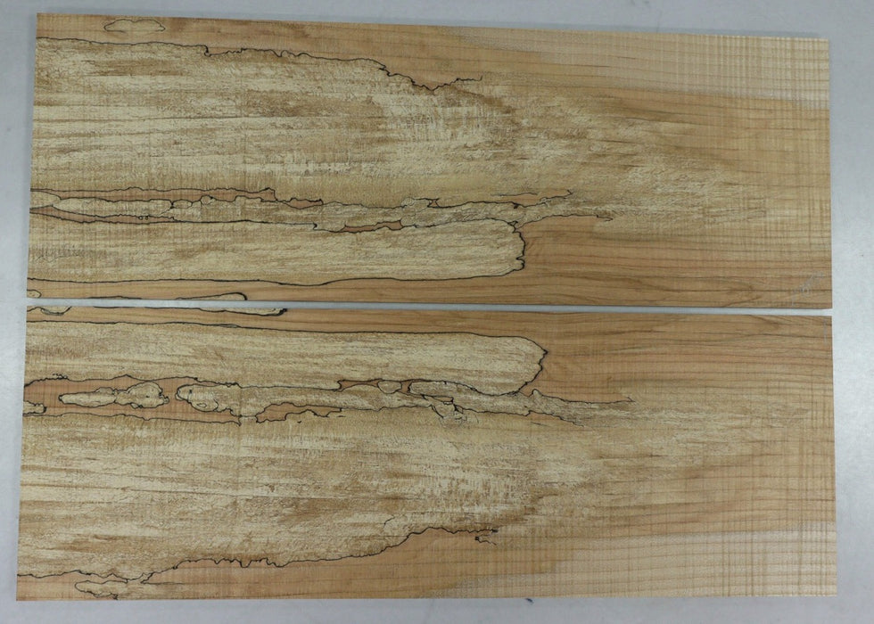 Spalted Maple Flame Guitar set, 0.28" thick (+3A FIGURED) - Stock# 2-8934