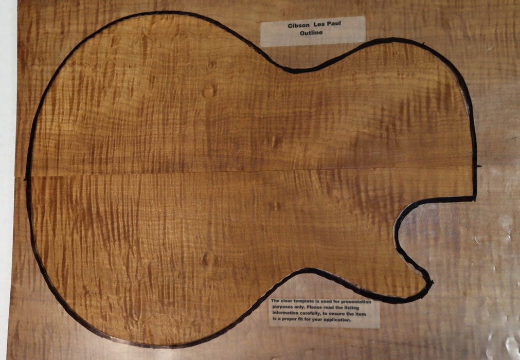 Torrefied Maple Flame Guitar set, 0.95" thick (+3A FIGURED) - Stock# 2-9120