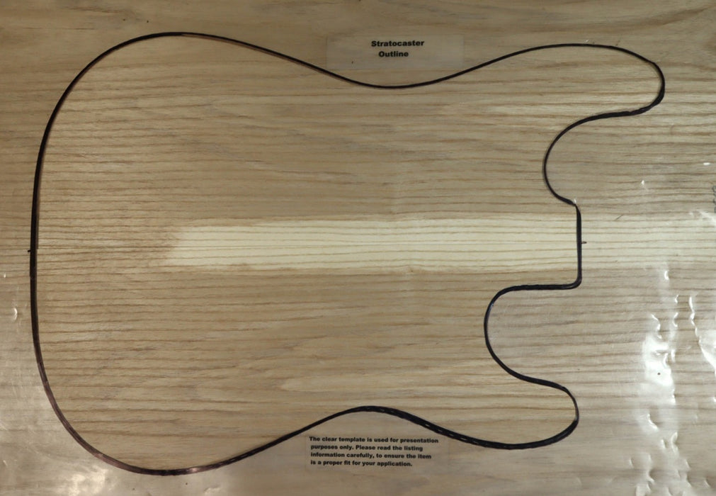White Ash Guitar set, 0.25" thick - Stock# 2-9128