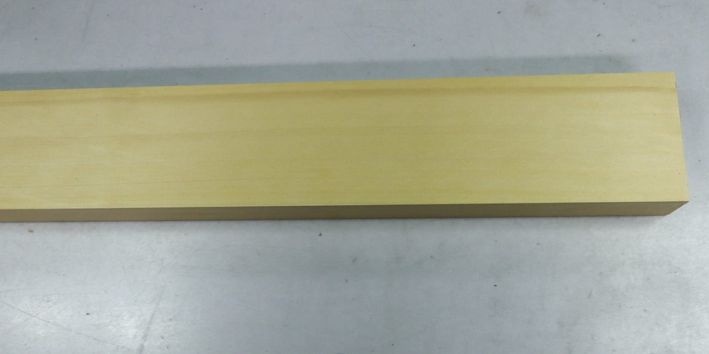 Yellow Cypress neck blank 1.86" x 4" x 35.4" - Stock# 2-9187