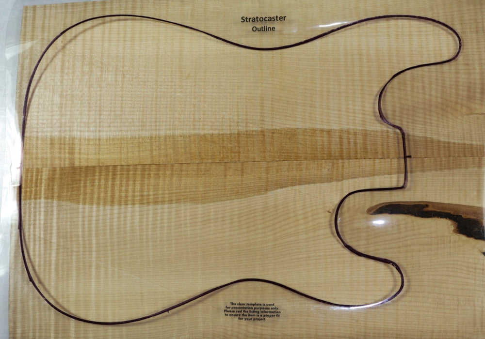 Maple Flame Guitar set, 0.27" thick (+3A FIGURED) - Stock# 2-9771