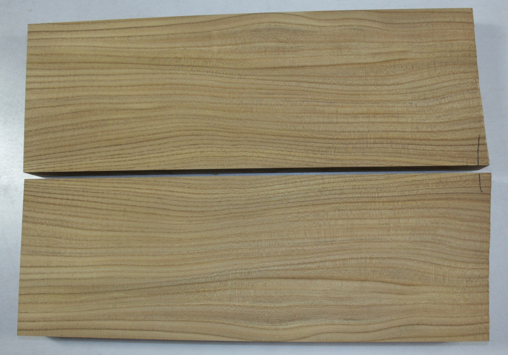 Red Elm body blank, unglued 2pc, 1.77" thick (+Standard) - Stock# 2-9902