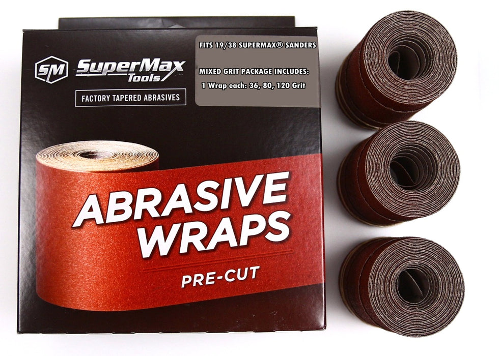 19" Drum Sander Abrasive Wraps for Supermax