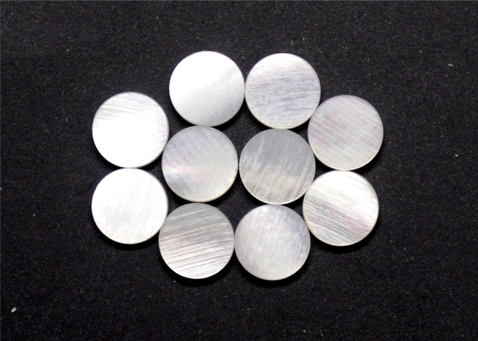 Mother of Pearl Round Marker  (10 pack)