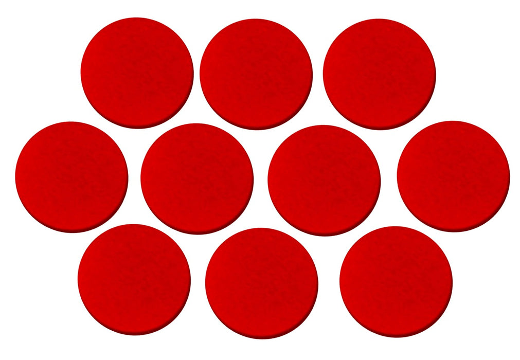 Red Round Position Marker (10 pack)