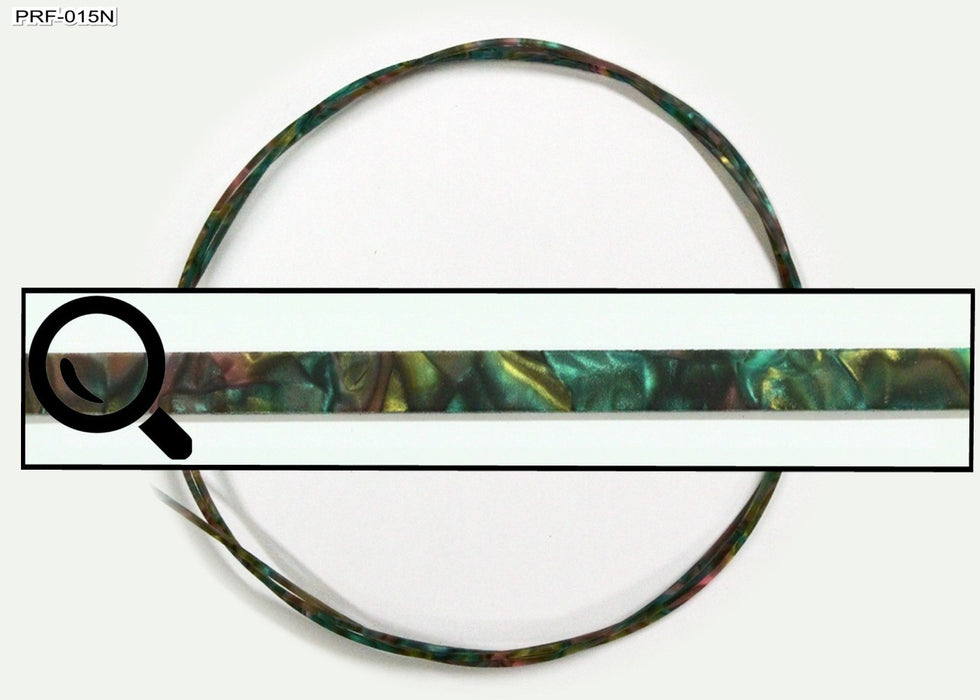 Celluloid Purfling, Abalone - one piece 55" long (1.5 x 1.5 x 1400mm)