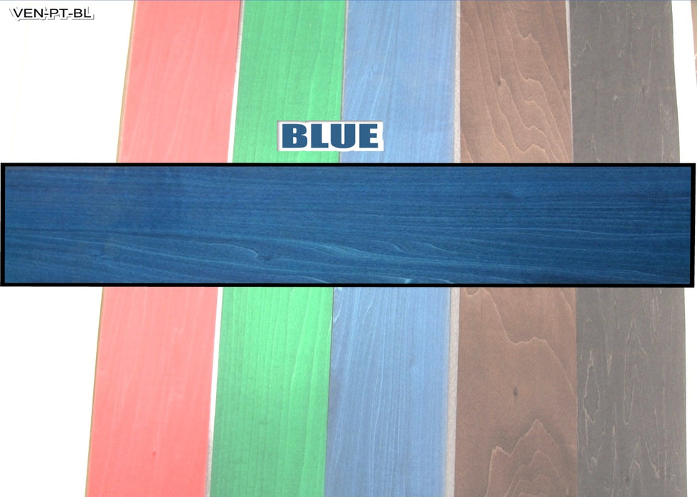 Pressure Dyed Veneer, 0.5 x 100 x 850mm - Blue